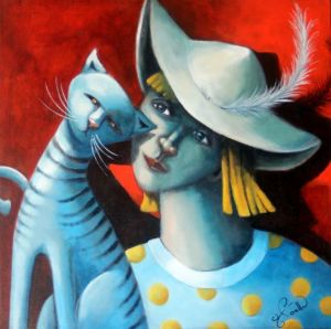 Le chat Bleu (vendu)